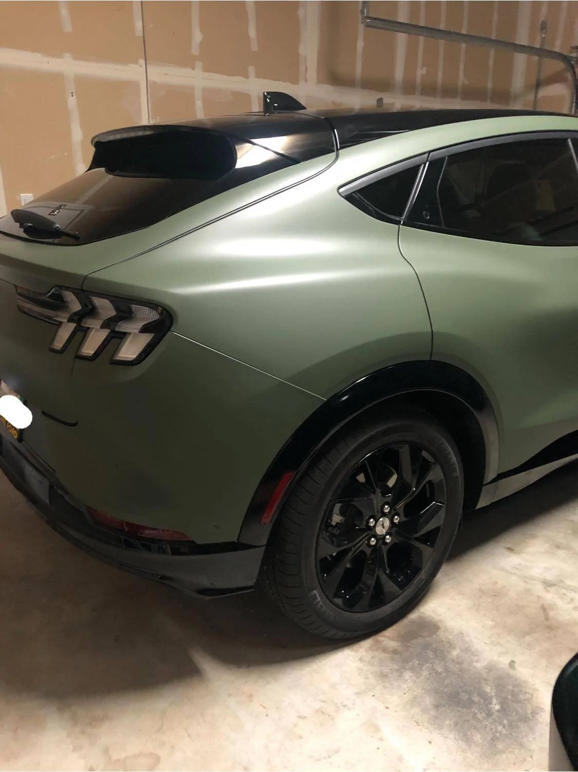 Ford Mustang Mach-E Military Green Vinyl Wrapped Mach-E 236450293_4693846390639507_3707382682266931000_n