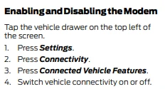 Ford Mustang Mach-E How can I disable vehicle location function? 1631109113001