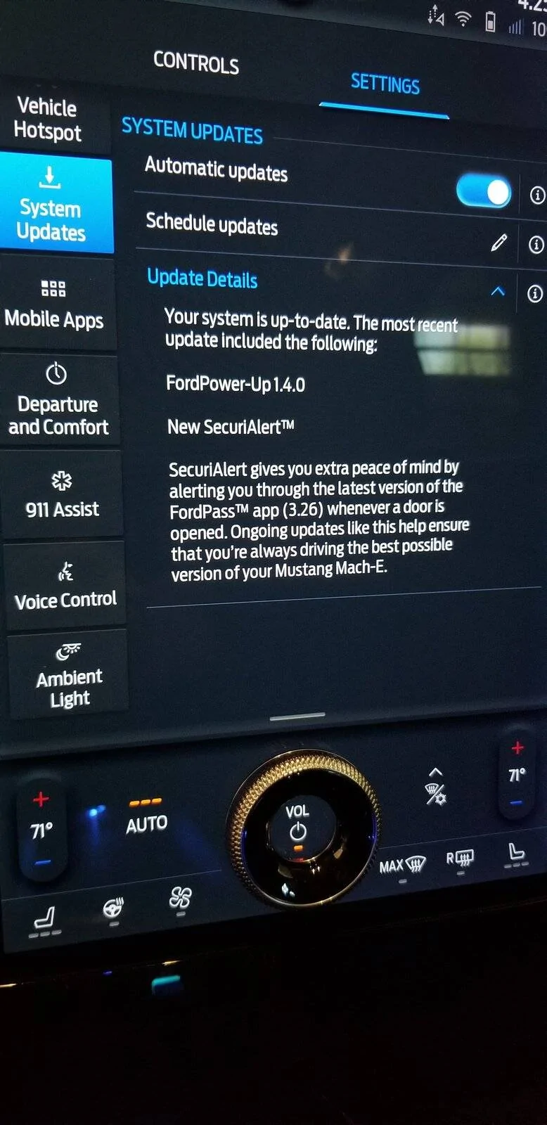 Ford Mustang Mach-E OTA Power Up 1.7.1 preview 20210908_162559