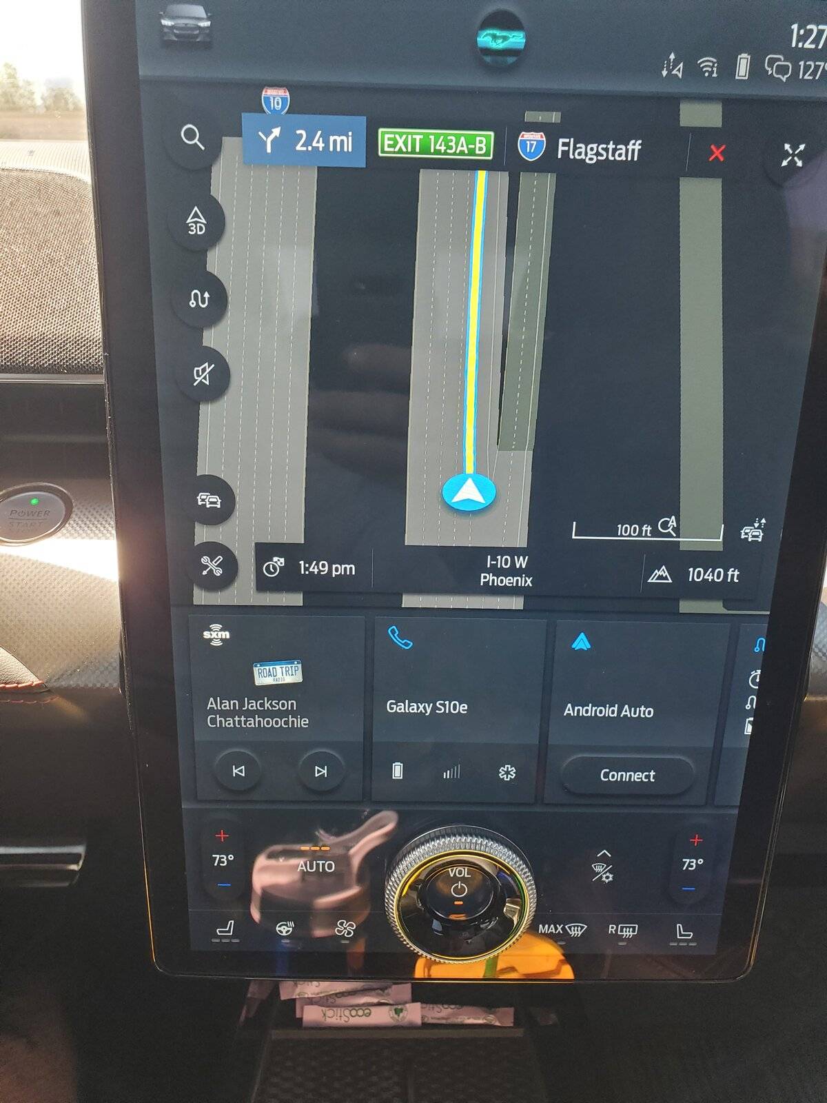 Ford Mustang Mach-E Built in Garmin navigation useless 20210910_132750