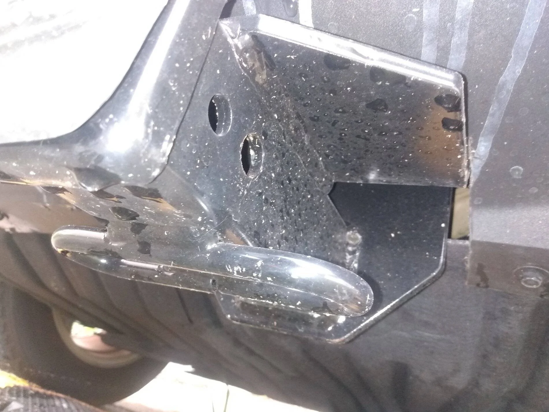 Ford Mustang Mach-E Draw-tite Trailer Hitch Receiver Install IMG_20210911_165918384