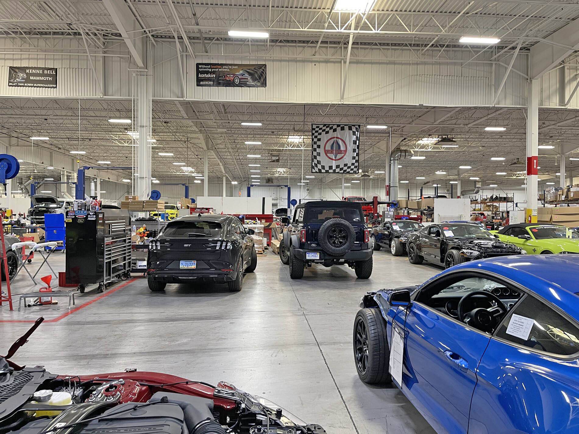 Ford Mustang Mach-E Shelby Mach-E coming? Spotted in Shelby America shop mach-e-shelby