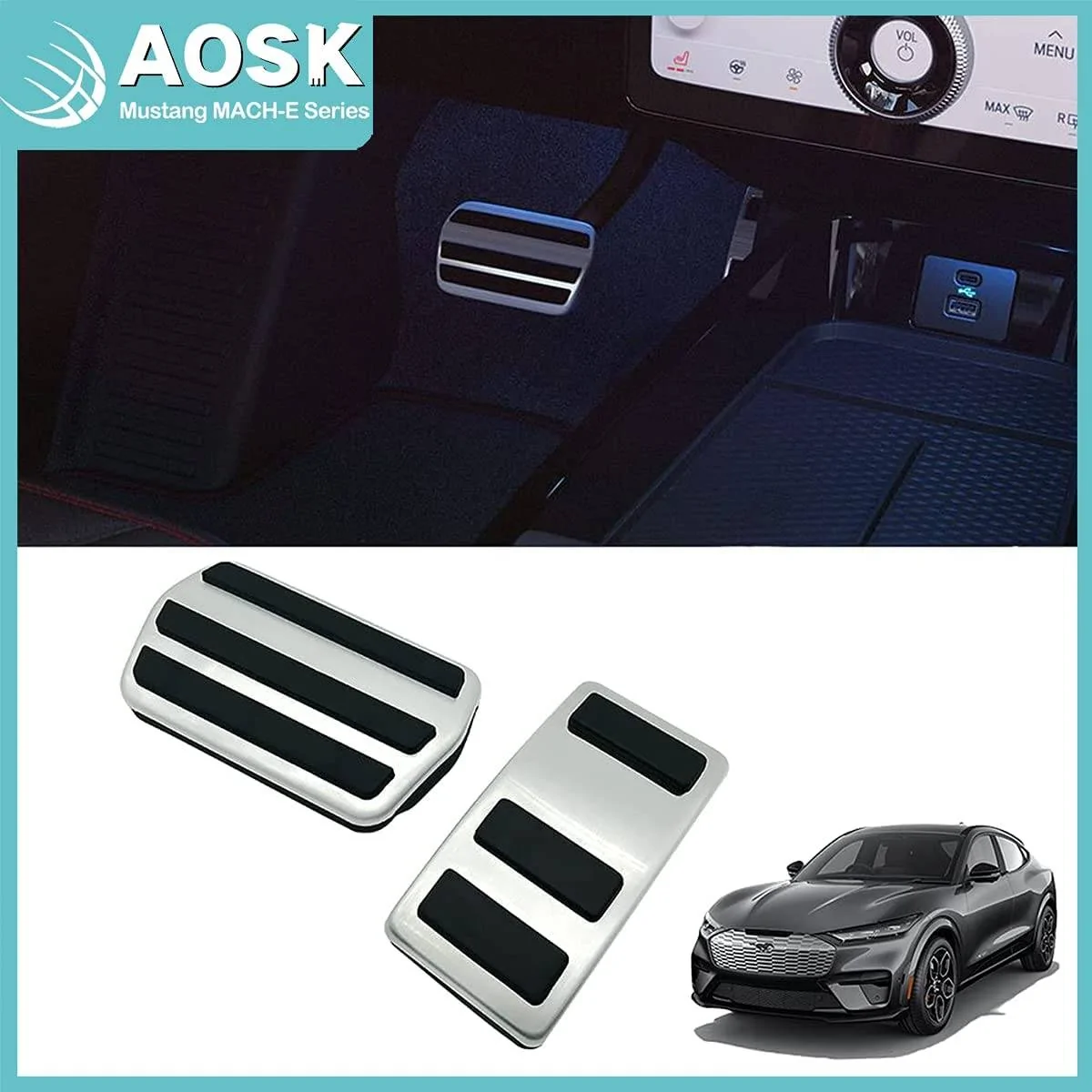 Ford Mustang Mach-E AOSK Performance Design Mach-E Pedal 61+2wTkISeL._AC_SL1200_