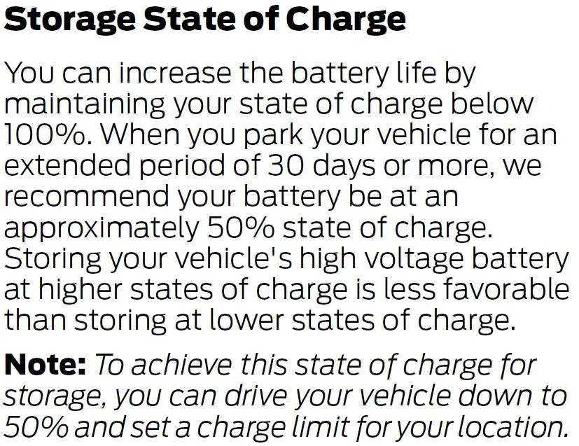 Ford Mustang Mach-E Does the Mach-E lose charge while sitting? 1631719114178