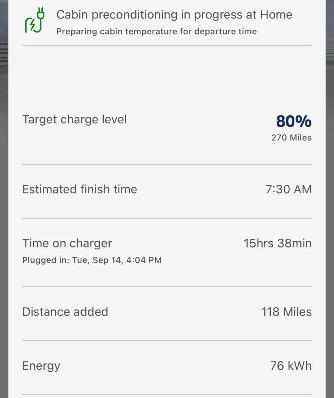 Ford Mustang Mach-E Cabin Conditioning Power Consumption IMG_1254 (2)
