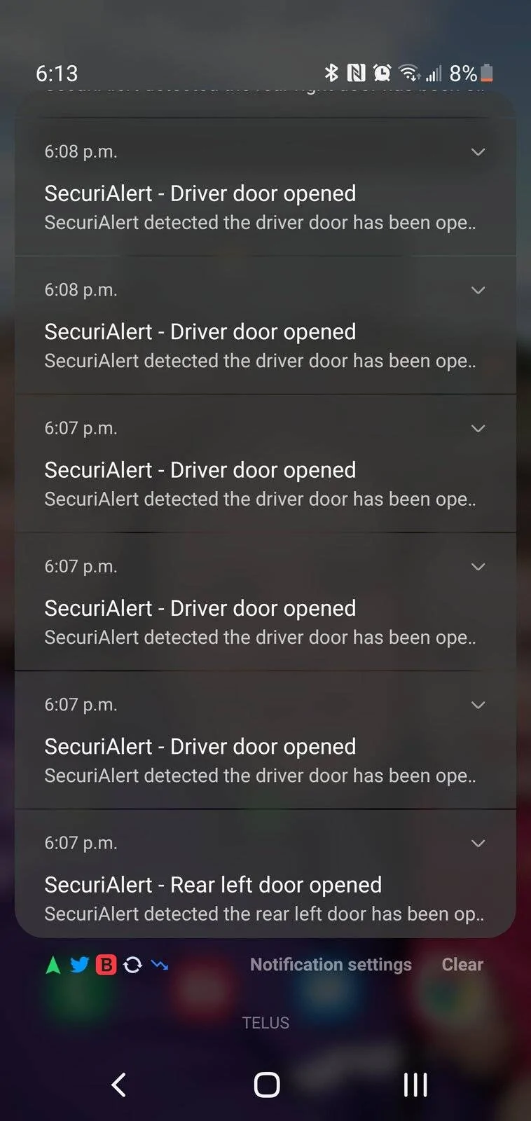 Ford Mustang Mach-E SecuriAlert going nuts! Screenshot_20210916-181344_One UI Hom