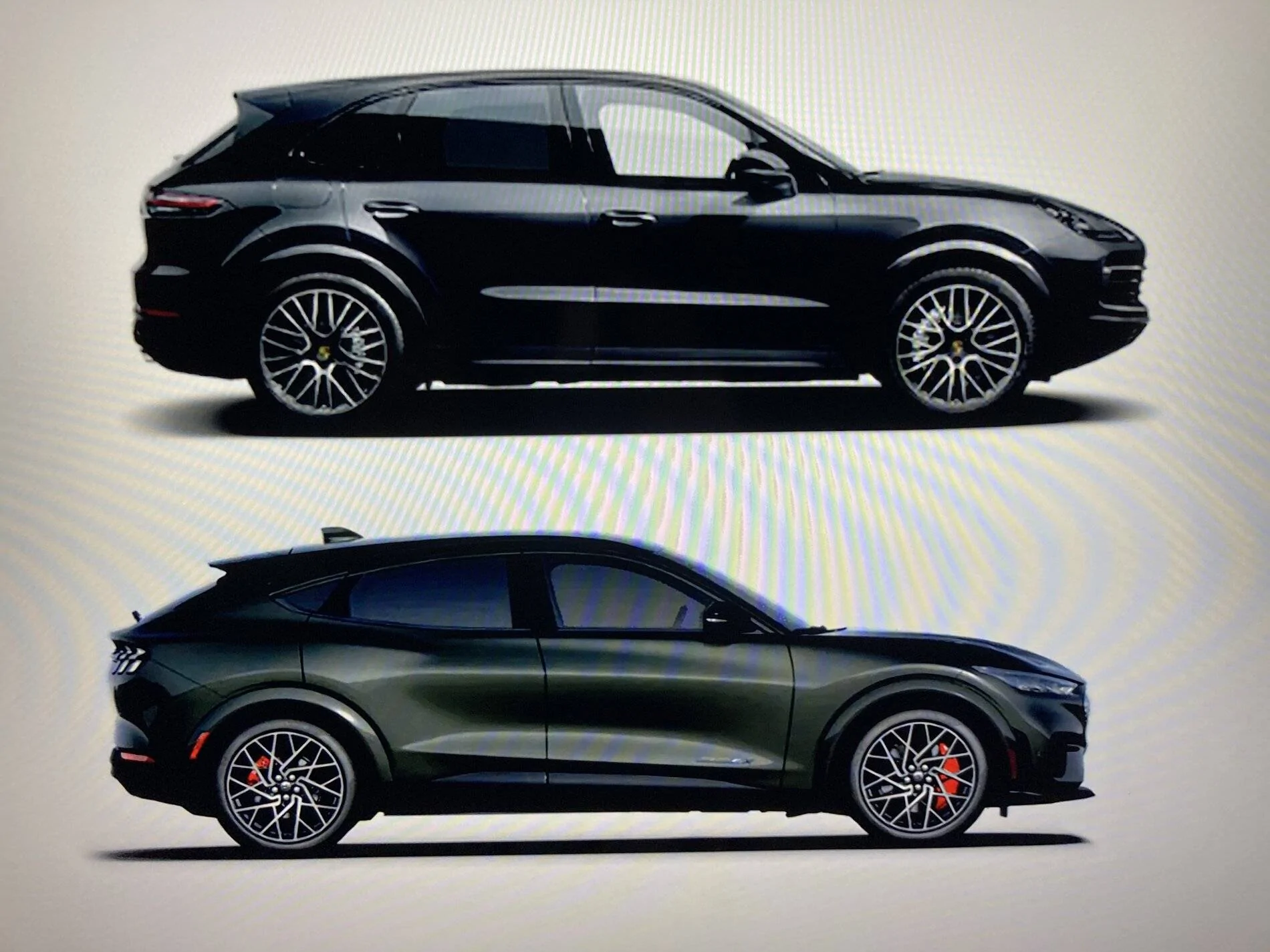 Ford Mustang Mach-E Mach E vs Cayenne turbo FEC4EEFD-D7B7-4886-B757-8B28883DA781