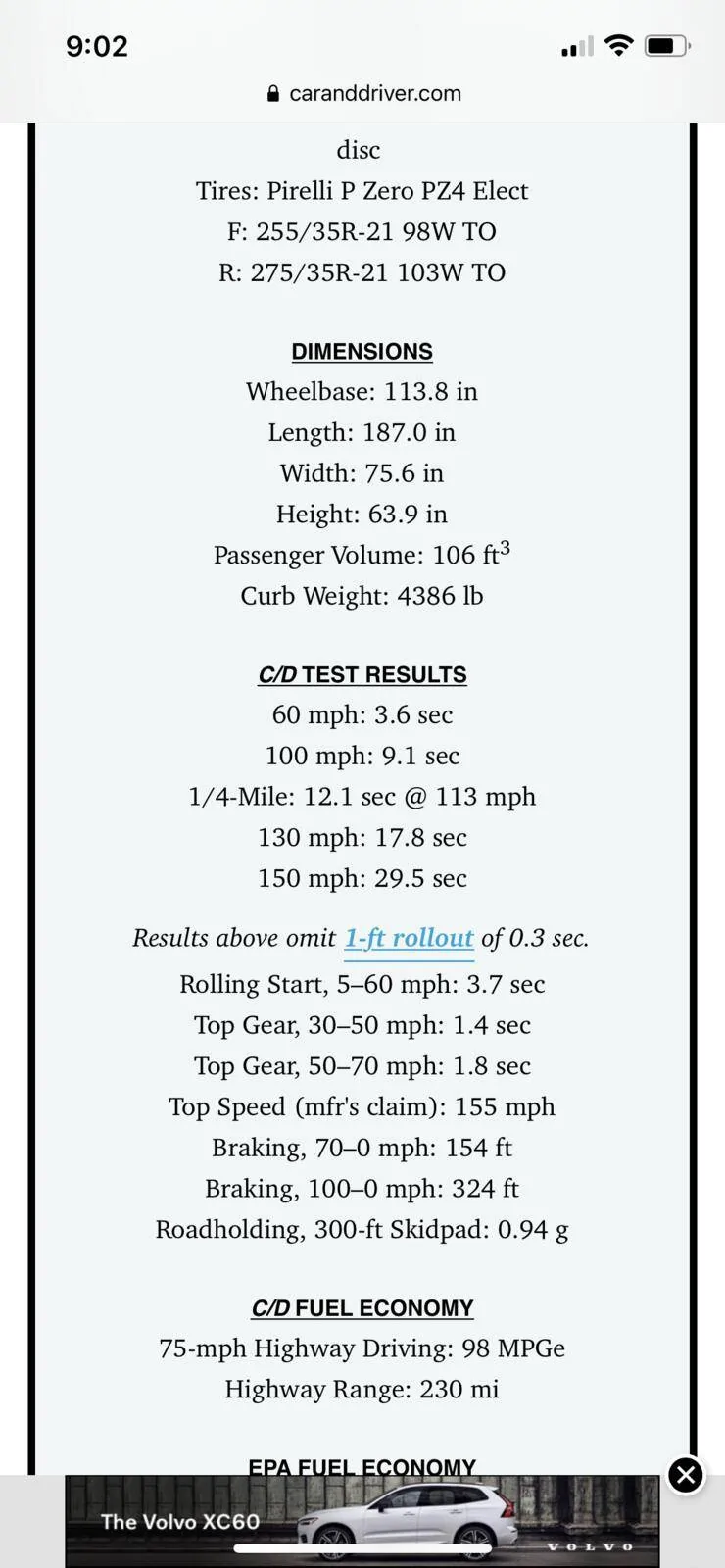 Ford Mustang Mach-E More Mach-E GT 1/4 mile track results 7166F8F3-152C-4476-9970-7AB36BC1BA6F