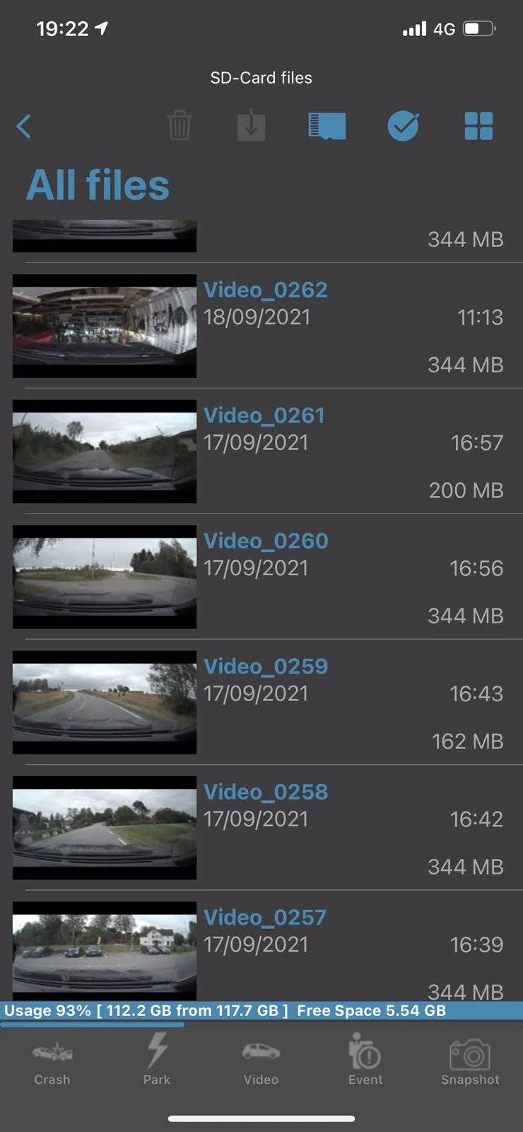 Ford Mustang Mach-E Dash cam 97B9F225-5667-48C7-B499-E0DE2B59C7D5