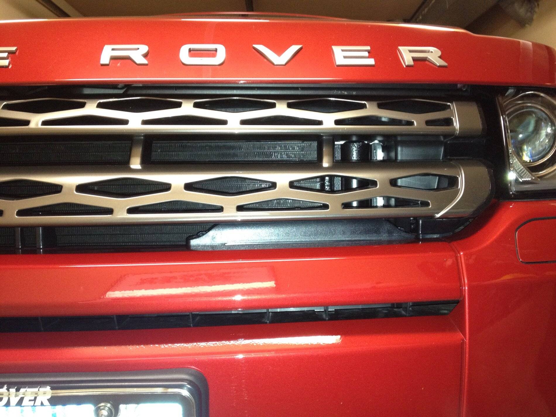 Ford Mustang Mach-E EZ-Pass in Frunk? EZ Pass on Evoque.JPG