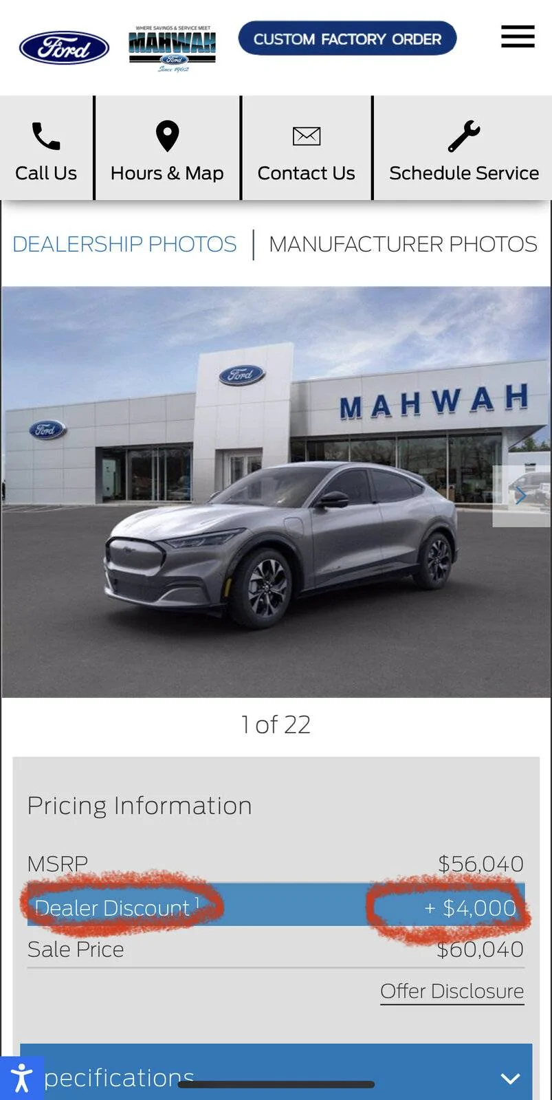 Ford Mustang Mach-E [NJ] additional fees over MSRP 65AF5222-4CE0-4877-9478-F9CA42D795E5