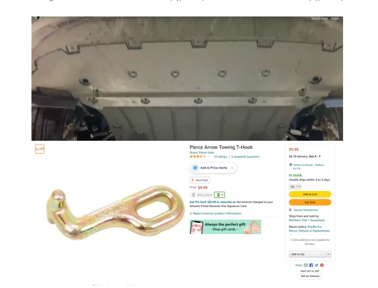 Ford Mustang Mach-E Why doesn't the Mach-E have a tow hook? 1632771610516