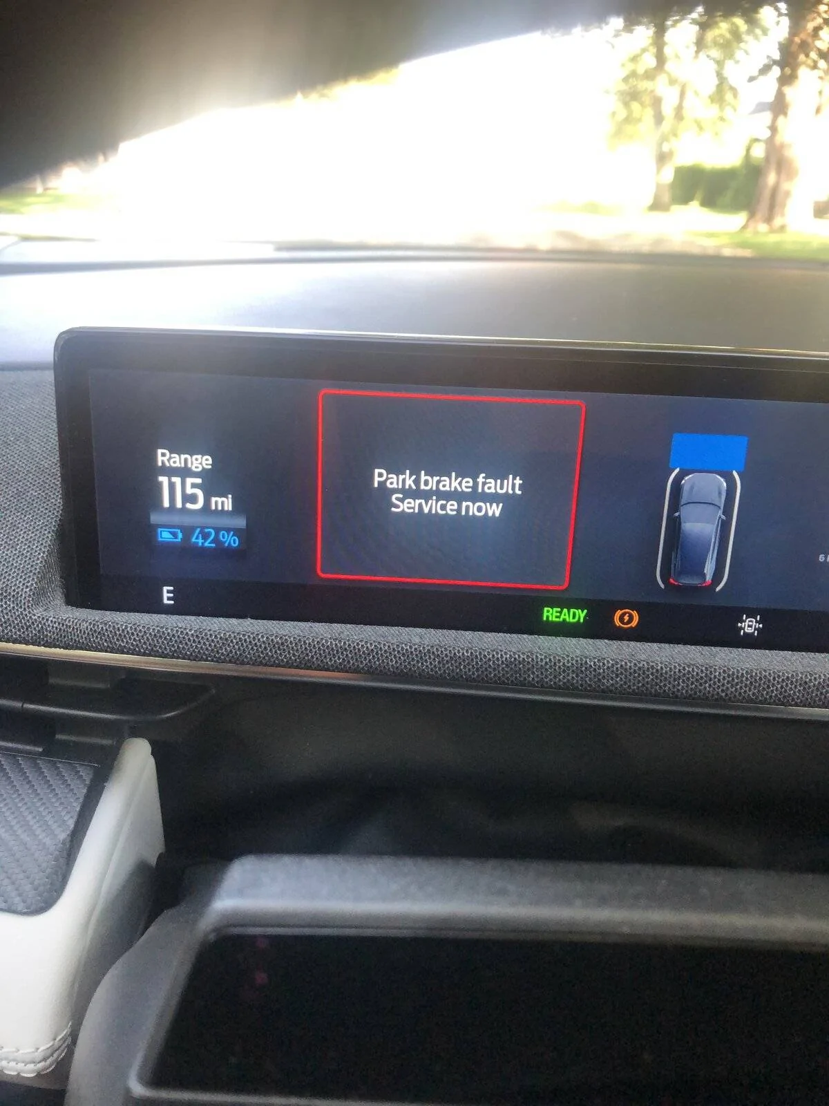 Park Brake Fault Service Now Ford