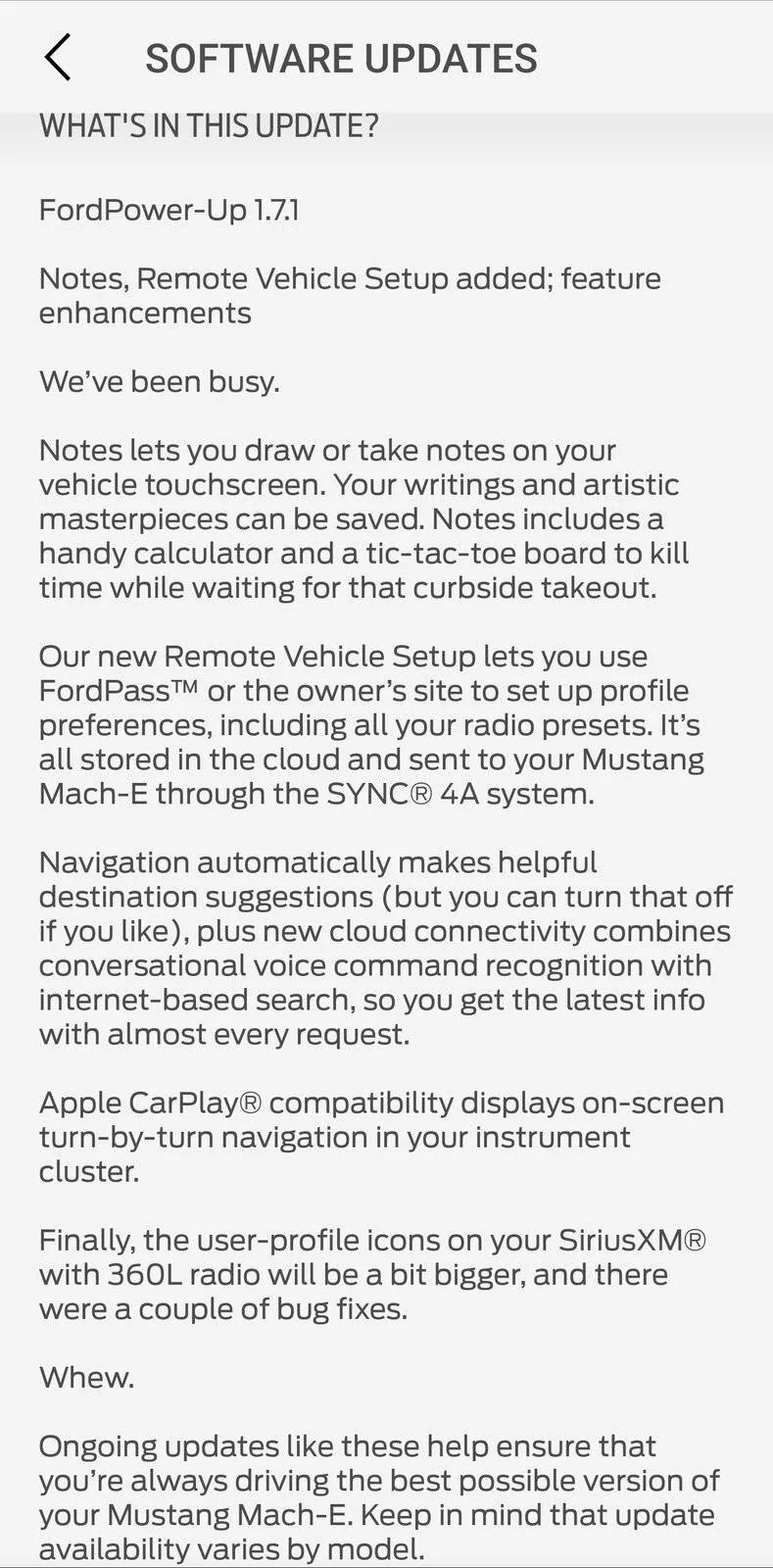 Ford Mustang Mach-E [OTA] 1.7.1 Appears to be incoming Screenshot_20210929-165717_FordPass
