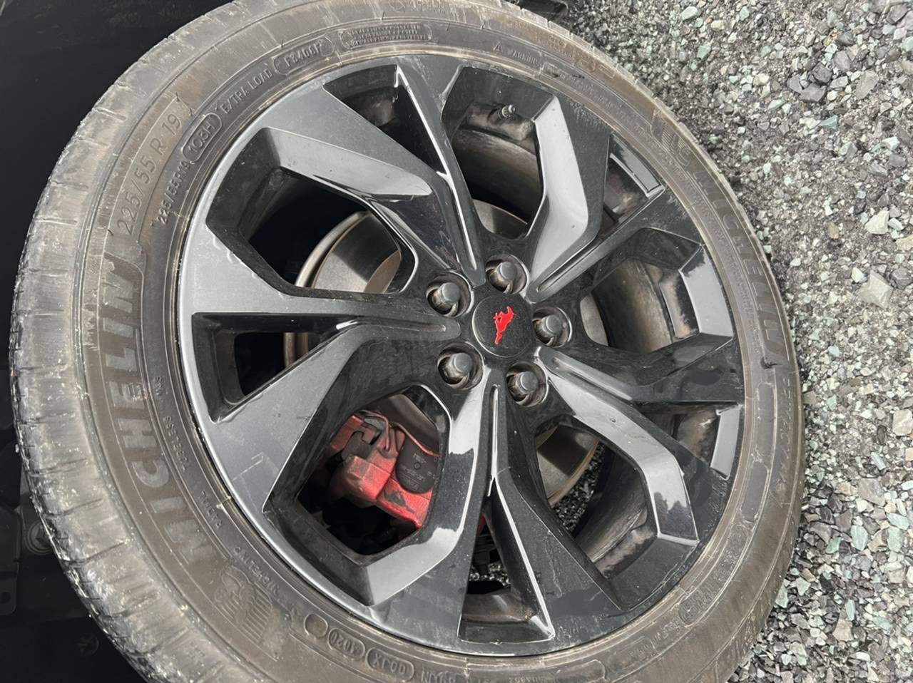Ford Mustang Mach-E Vinyl blackout for OEM wheels. 4205EF9A-A0C6-4B4D-9055-30D5DAB3299A