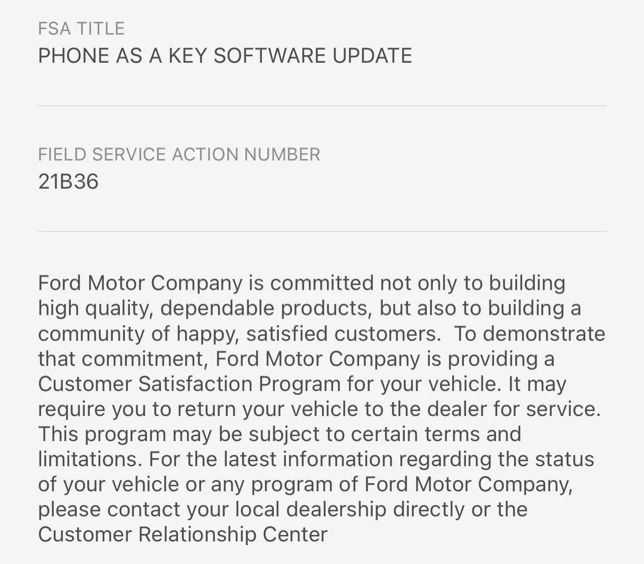 Ford Mustang Mach-E Do I need to bring it in? FC2FE153-5989-42A0-B596-8EEE3D0FBCCD