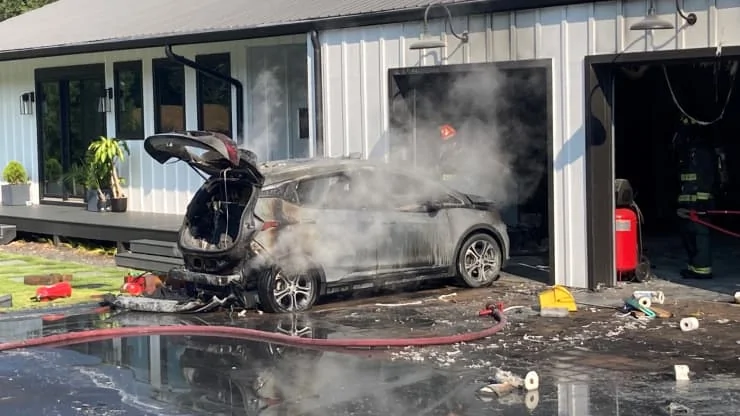 Ford Mustang Mach-E LG to pay up to $1.9 billion to General Motors over Bolt EV battery fires 1634057124668