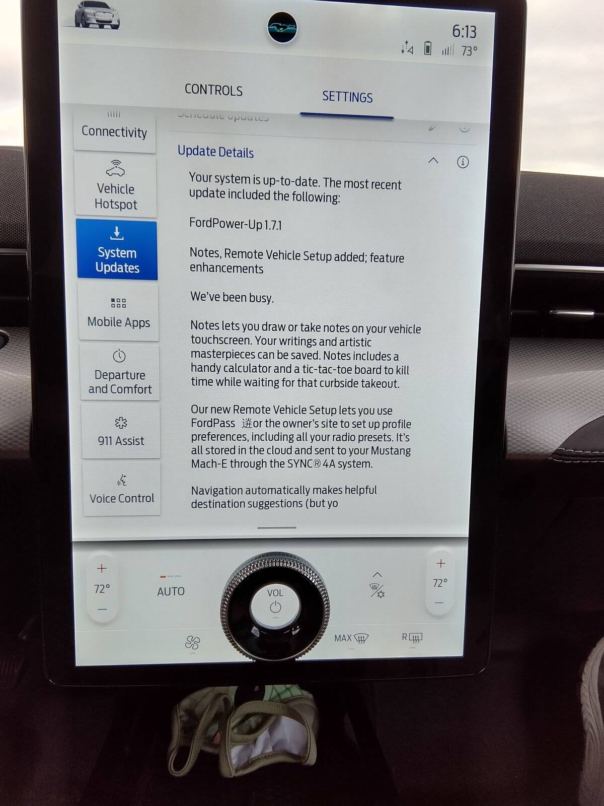 Ford Mustang Mach-E [OTA] 1.7.1 Appears to be incoming 2021-10-13 18.13.16