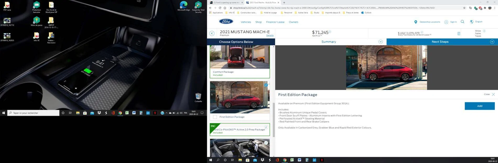 Ford Mustang Mach-E Ford is opening up some more First Edition Mach-E orders 2020-08-22