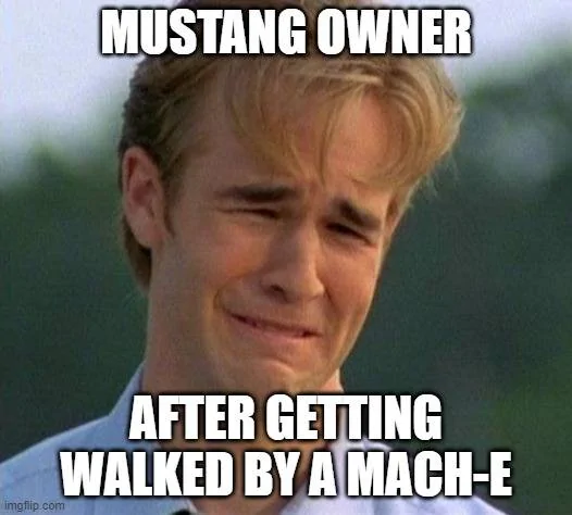 Ford Mustang Mach-E Mach-E meme’s walked 3