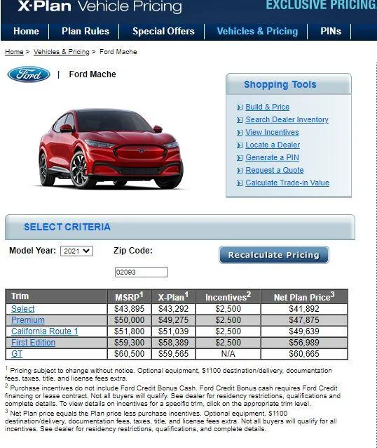 Ford Mustang Mach-E 2021 Mach-E X-Plan Pricing Released EFB90CBB-B50A-4B94-B2EB-BDA68FD5690E