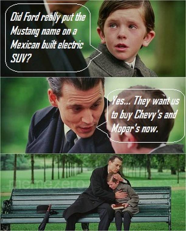 Ford Mustang Mach-E Mach-E meme’s 80602119_246024826376287_2538209469034040320_n