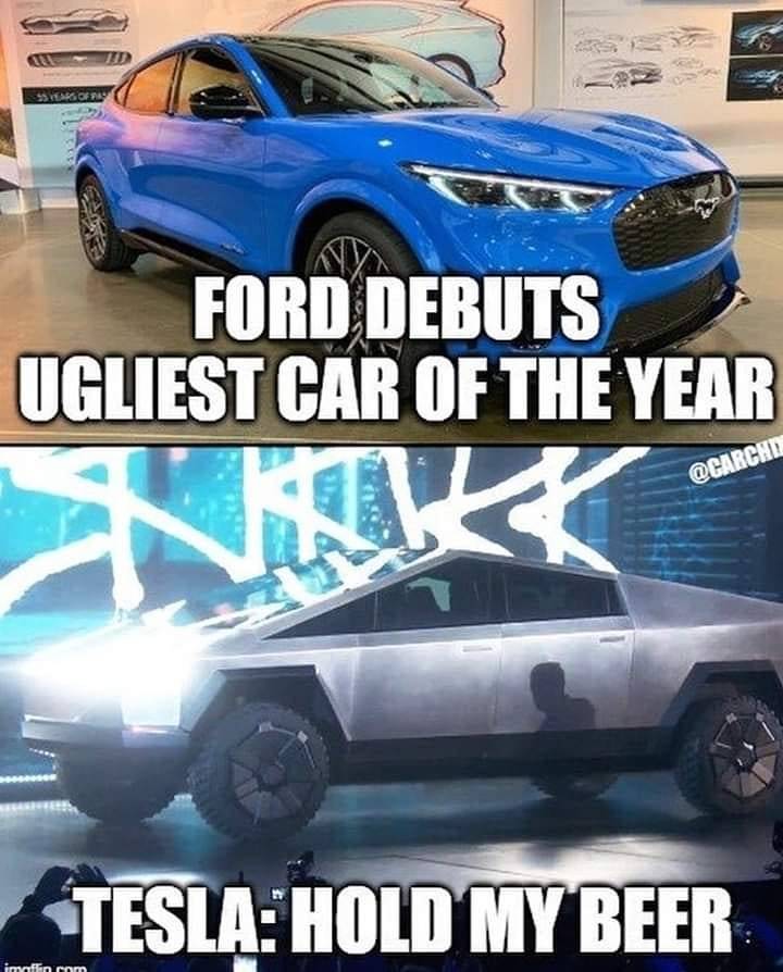 Ford Mustang Mach-E Mach-E meme’s 78715077_122795768844376_2034156388059620459_n