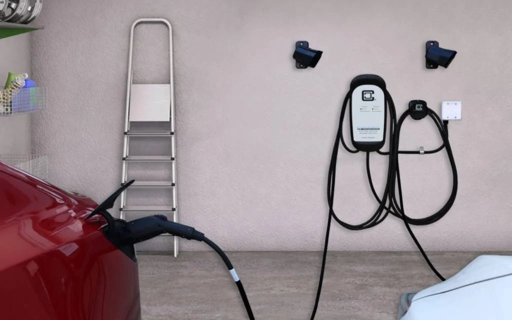 Ford Mustang Mach-E installing 240V Plug clipper-creek-hcs-d50-in-use_100759125_l