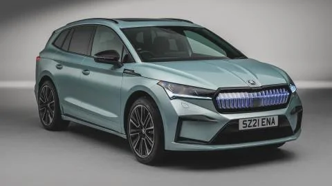 Ford Mustang Mach-E How does Mach-e compare to Skoda Enyaq iv? enyaq_founders_frontuk_1