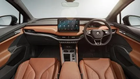 Ford Mustang Mach-E How does Mach-e compare to Skoda Enyaq iv? enyaq_foundersedukinterior_1