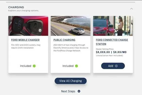 Ford Mustang Mach-E 2021 Mach-E Mustang Online Buying Process Detailed Ford-Mustang-Mach-E-Purchase-Dashboard-3