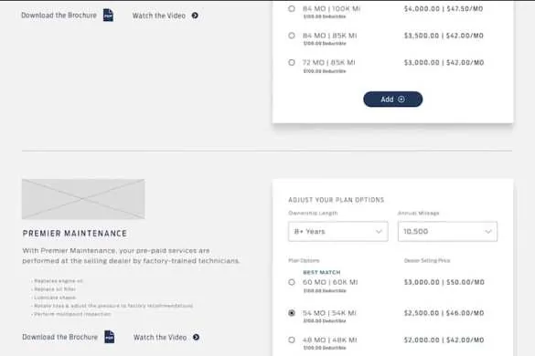 Ford Mustang Mach-E 2021 Mach-E Mustang Online Buying Process Detailed ord-Mustang-Mach-E-Purchase-Dashboard-Warranties-3