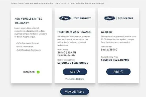 Ford Mustang Mach-E 2021 Mach-E Mustang Online Buying Process Detailed ord-Mustang-Mach-E-Purchase-Dashboard-Warranties-5