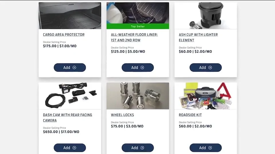 Ford Mustang Mach-E 2021 Mach-E Mustang Online Buying Process Detailed rd-Mustang-Mach-E-Purchase-Dashboard-Accessories-2