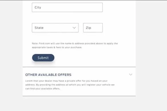 Ford Mustang Mach-E 2021 Mach-E Mustang Online Buying Process Detailed g-Mach-E-Purchase-Dashoard-Offers-and-Incentives-3