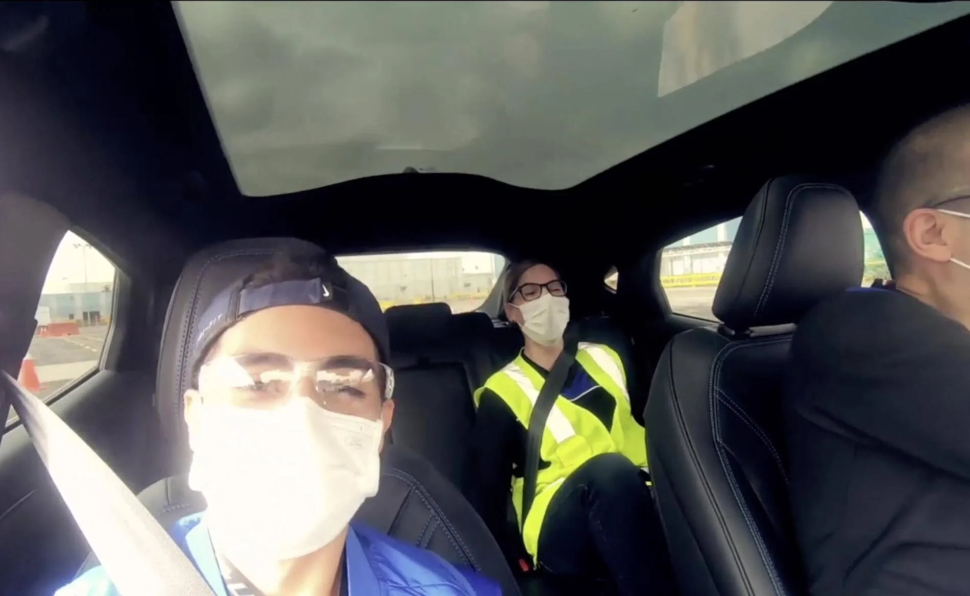 Ford Mustang Mach-E Video: Cuautitlan Plant Employees Drive the Mach-E on Factory Test Track Screen Shot 2020-09-15 at 6.58.23 AM