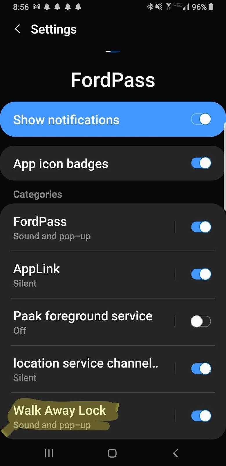 Ford Mustang Mach-E Mach-E Security Threat Break In Screenshot_20211016-085720_Settings