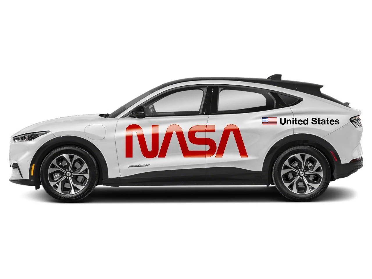 Ford Mustang Mach-E . : 1552 /// Metrix MX_Wheel on MY22 Photochop (as well as some initial MY21 graphic ideas :-P ) : . 2021_EVPONY_Livery_Ideation_NASA