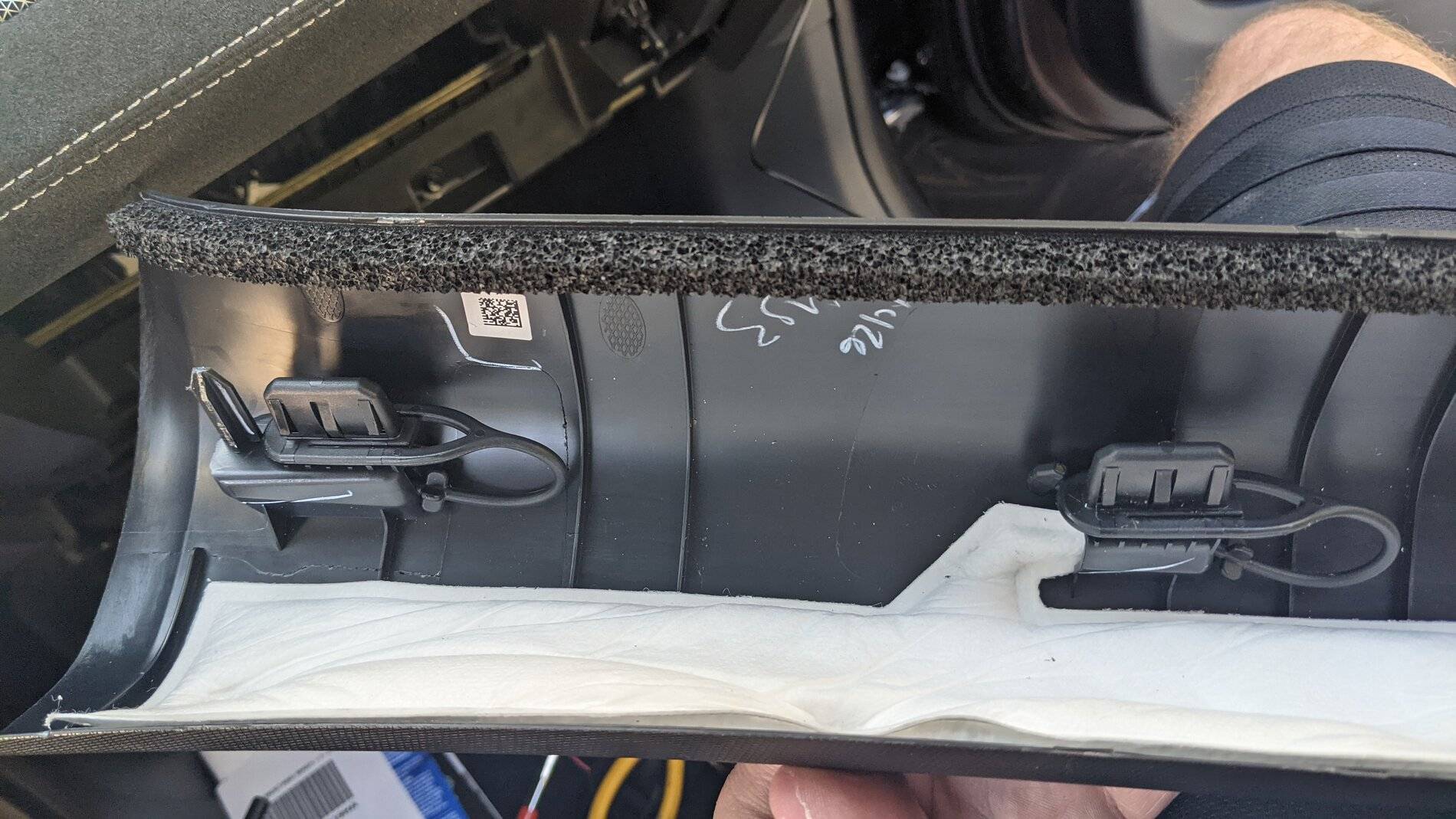 Ford Mustang Mach-E DIY Tutorial for Hardwiring a Dashcam and Radar Detector PXL_20211016_190746933.MP