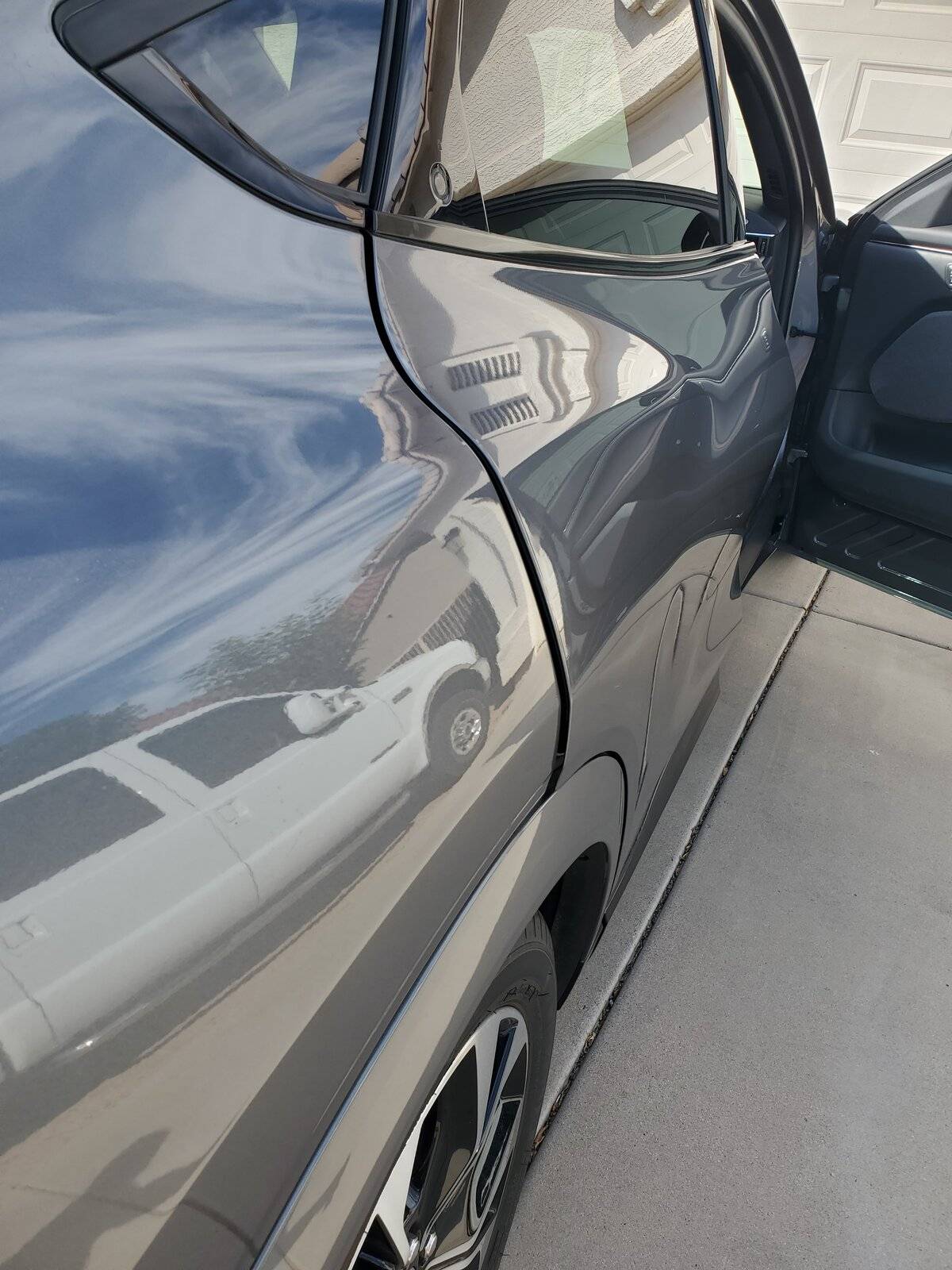 Ford Mustang Mach-E Door not closing completely 01 misaligned door
