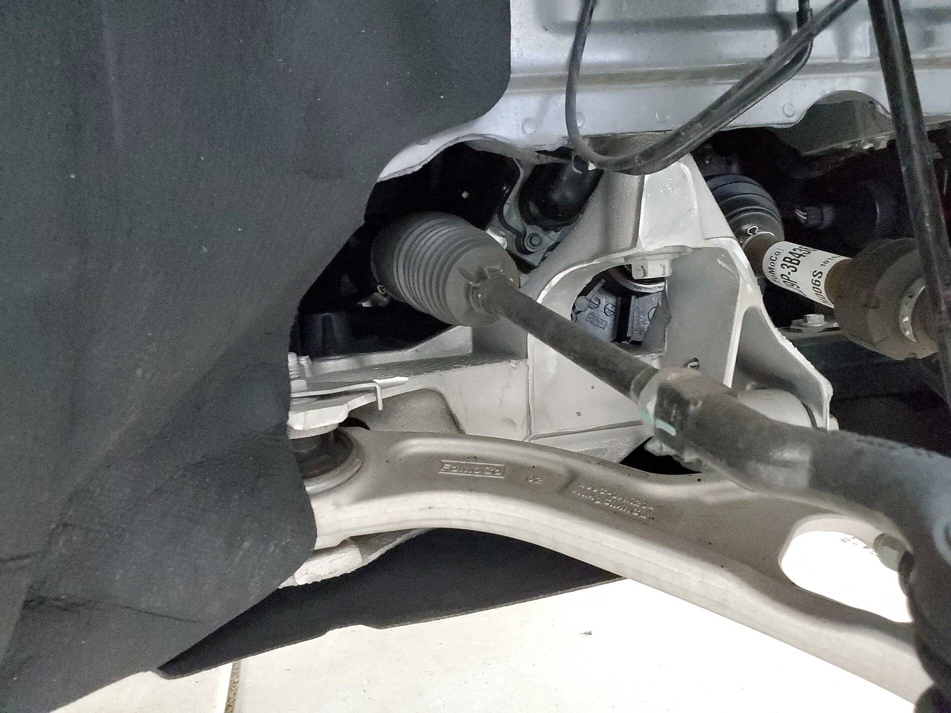 Ford Mustang Mach-E Rotating tires at 21k miles 20211017_133400