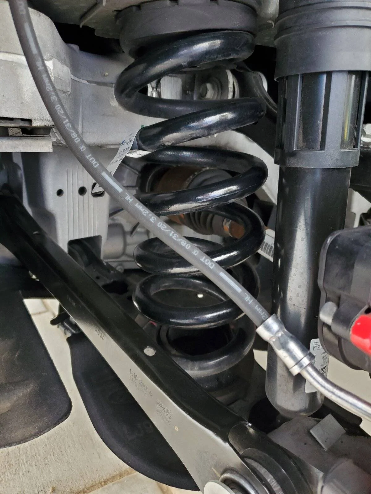 Ford Mustang Mach-E Rotating tires at 21k miles 20211017_135543