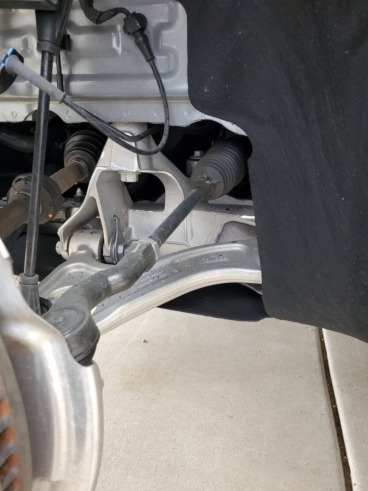 Ford Mustang Mach-E Rotating tires at 21k miles 20211017_141827