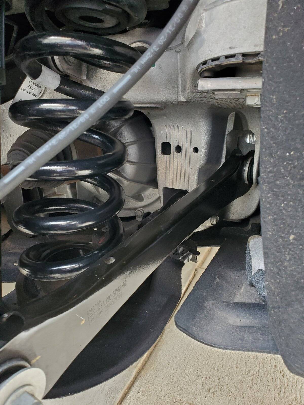 Ford Mustang Mach-E Rotating tires at 21k miles 20211017_142745