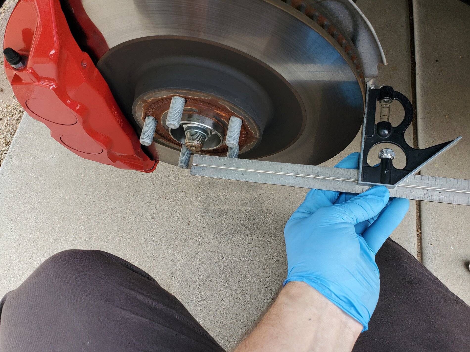 Ford Mustang Mach-E Rotating tires at 21k miles 20211017_141737