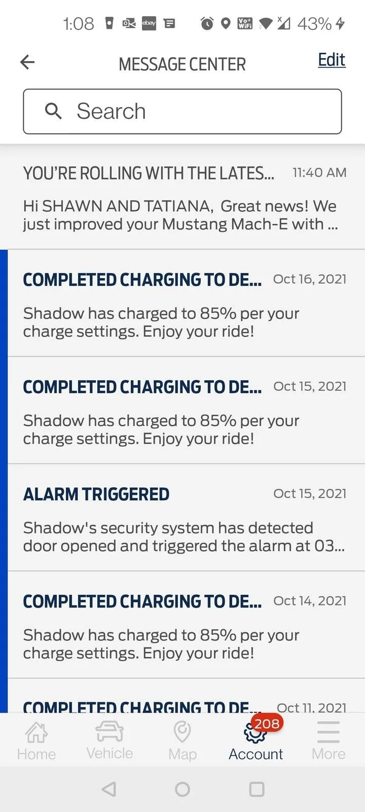 Ford Mustang Mach-E [OTA] 1.7.1 Appears to be incoming Screenshot_20211019-130842