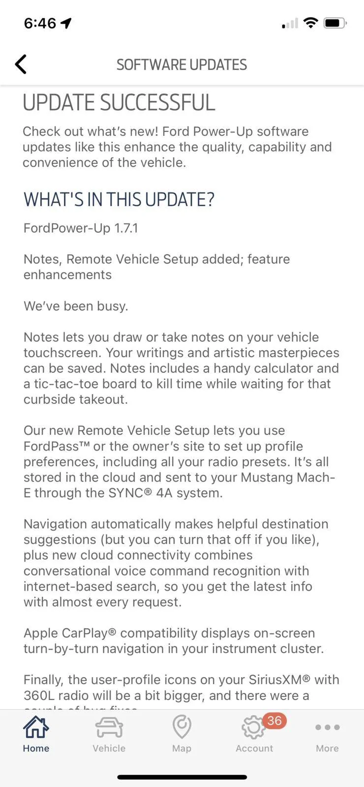 Ford Mustang Mach-E [OTA] 1.7.1 Appears to be incoming 1634683758108
