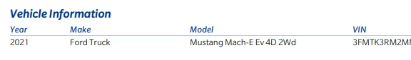Ford Mustang Mach-E GT insurance 1634840012031