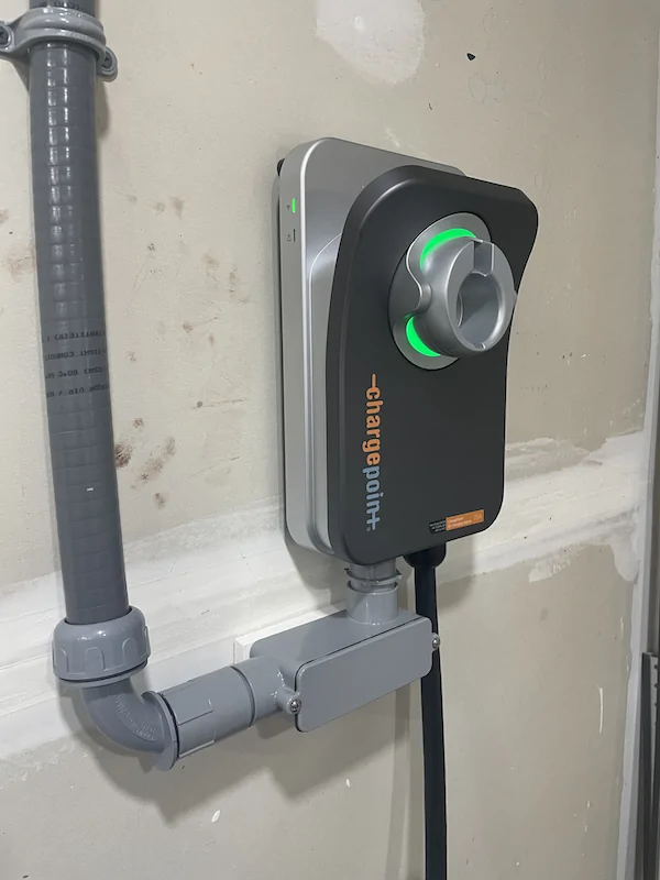 Ford Mustang Mach-E My ChargePoint Home Flex Installed IMG_6894
