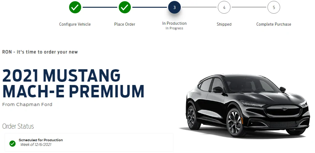 Ford Mustang Mach-E 2022 Mach-E Ordering, Scheduling & Production Start Dates Released 1634911056542